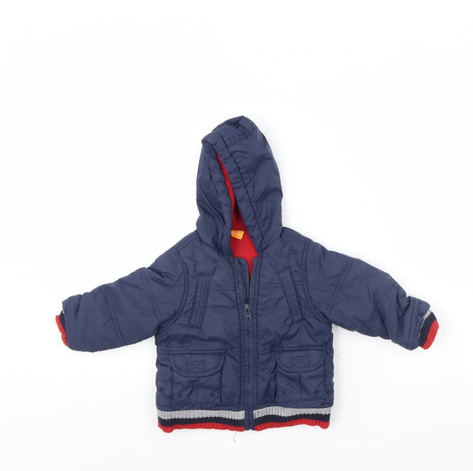 Mini Mode Boys Blue   Jacket  Size 6-9 Months