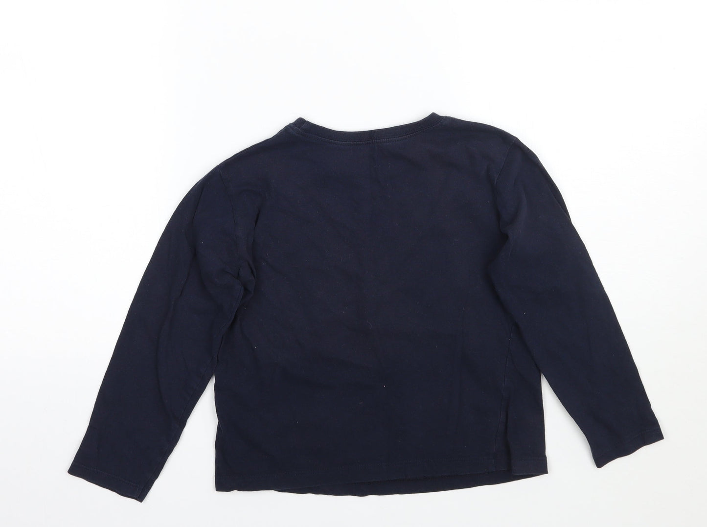 Preworn Boys Blue   Basic T-Shirt Size 7-8 Years