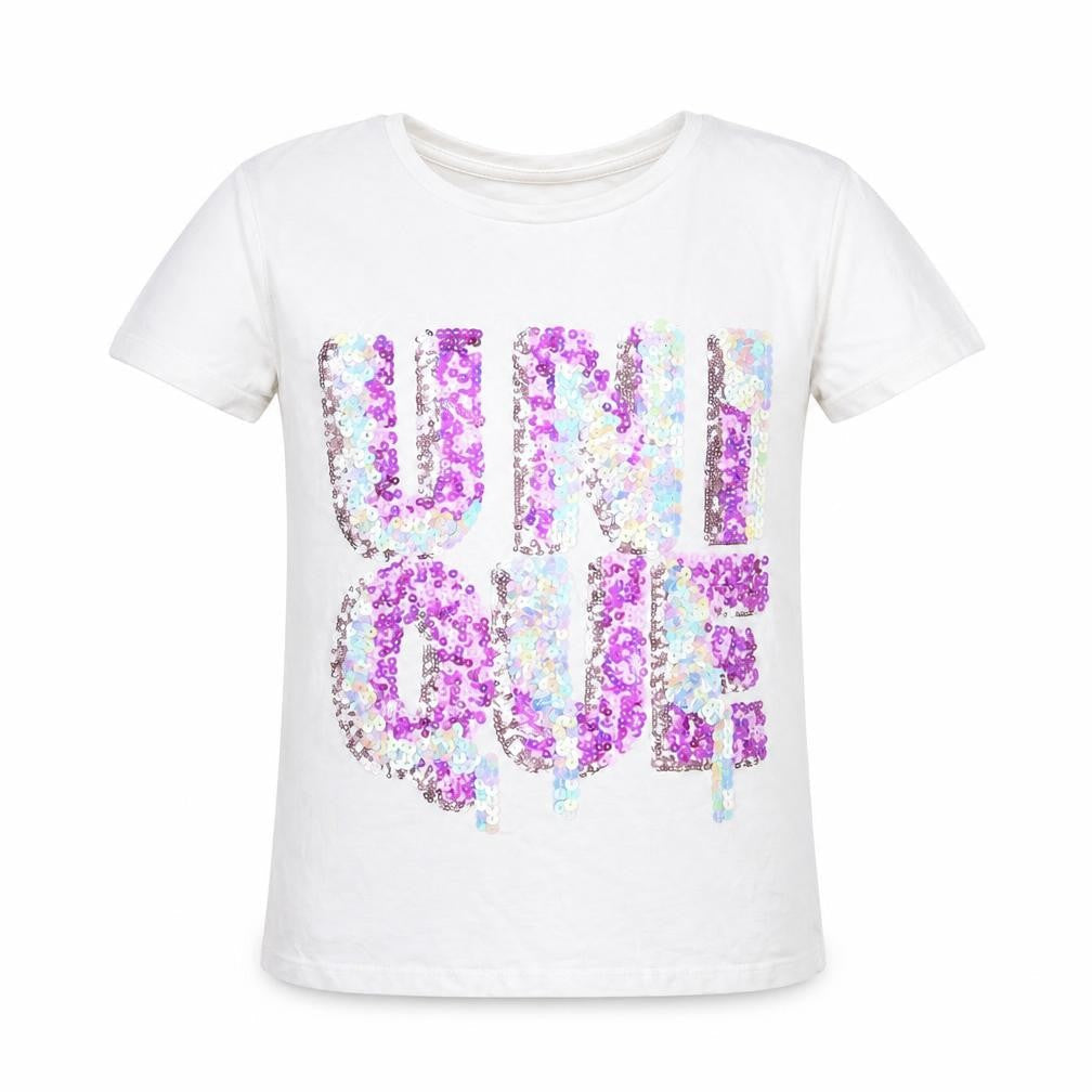 George Girls White   Basic T-Shirt Size 7-8 Years