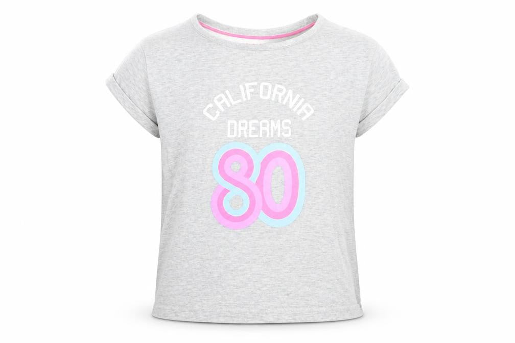 Marks & Spencer Girls Grey   Basic T-Shirt Size 5-6 Years