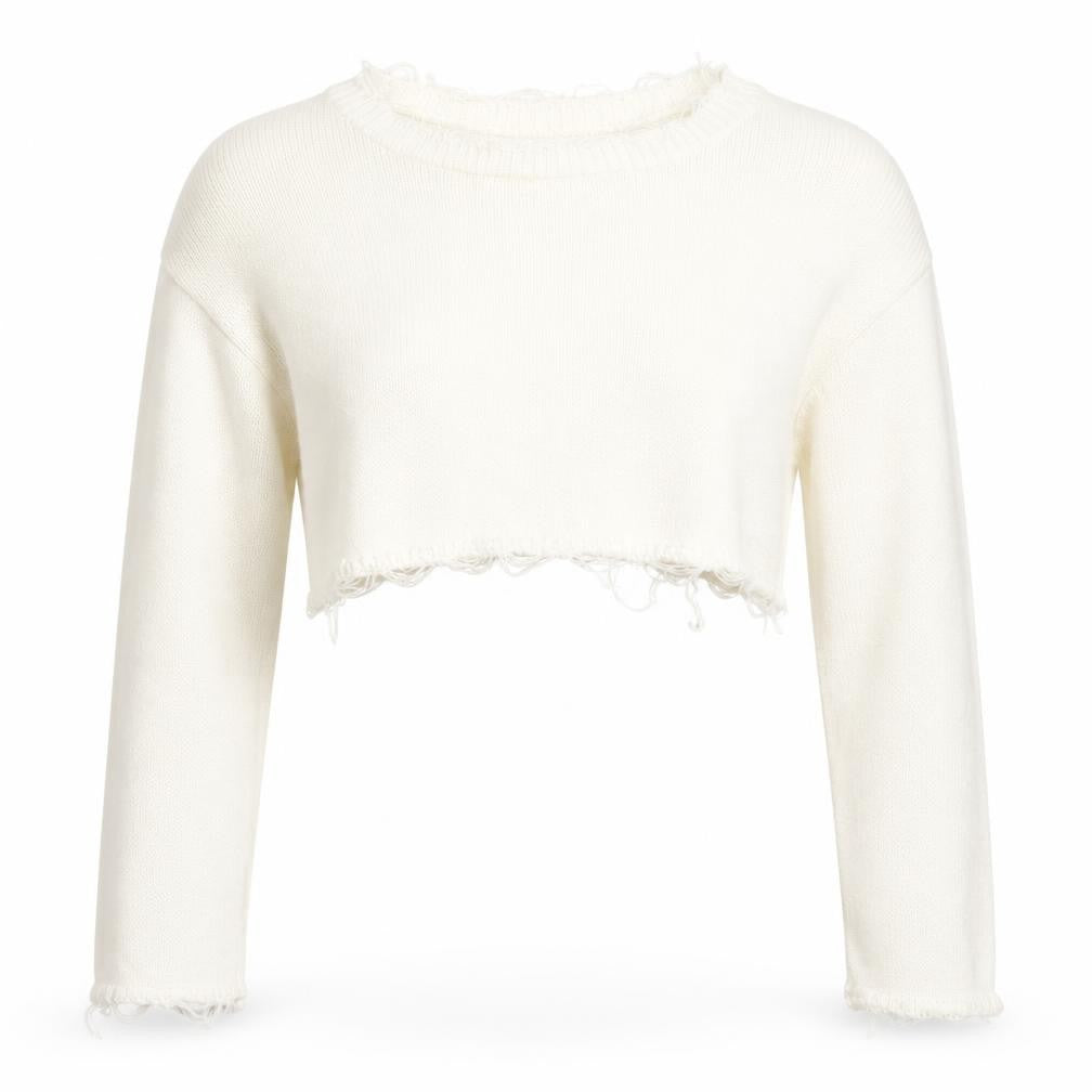 PRETTYLITTLETHING Womens White   Pullover Jumper Size S