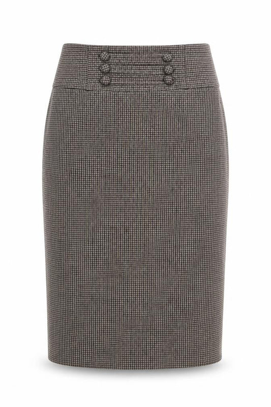 Papaya Womens  Check  Straight & Pencil Skirt Size 8