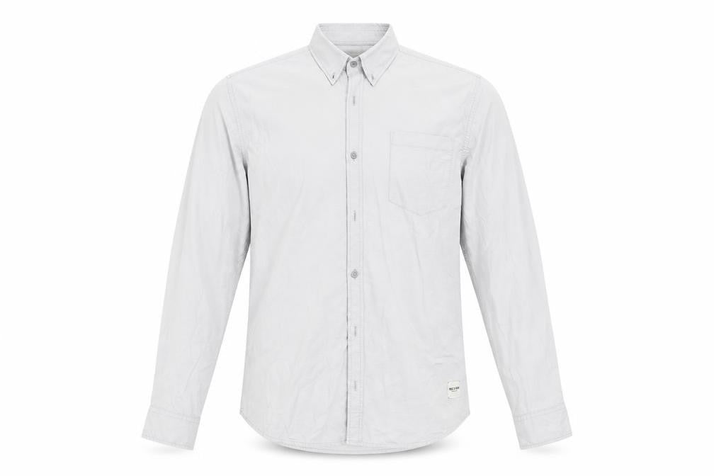 Only & Sons Mens Grey    Button-Up Size L