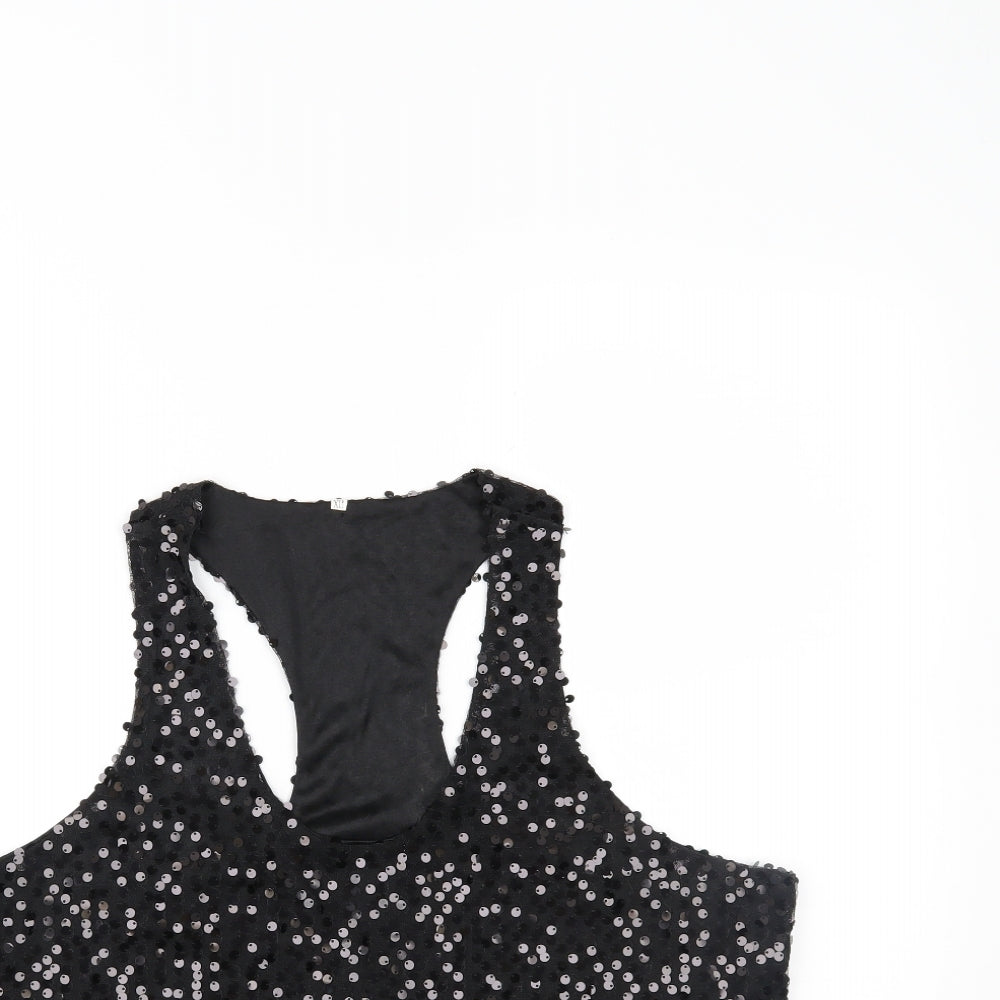 Preworn Womens Black   Cropped Tank Size XL