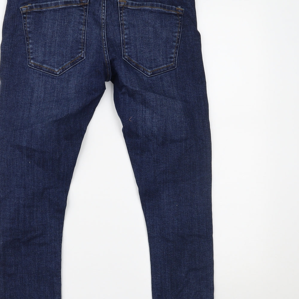 Preworn Womens Blue  Denim Skinny Jeans Size 30 L22.5 in
