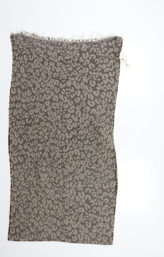 Ladies Accesories Womens Brown Animal Print   Scarf