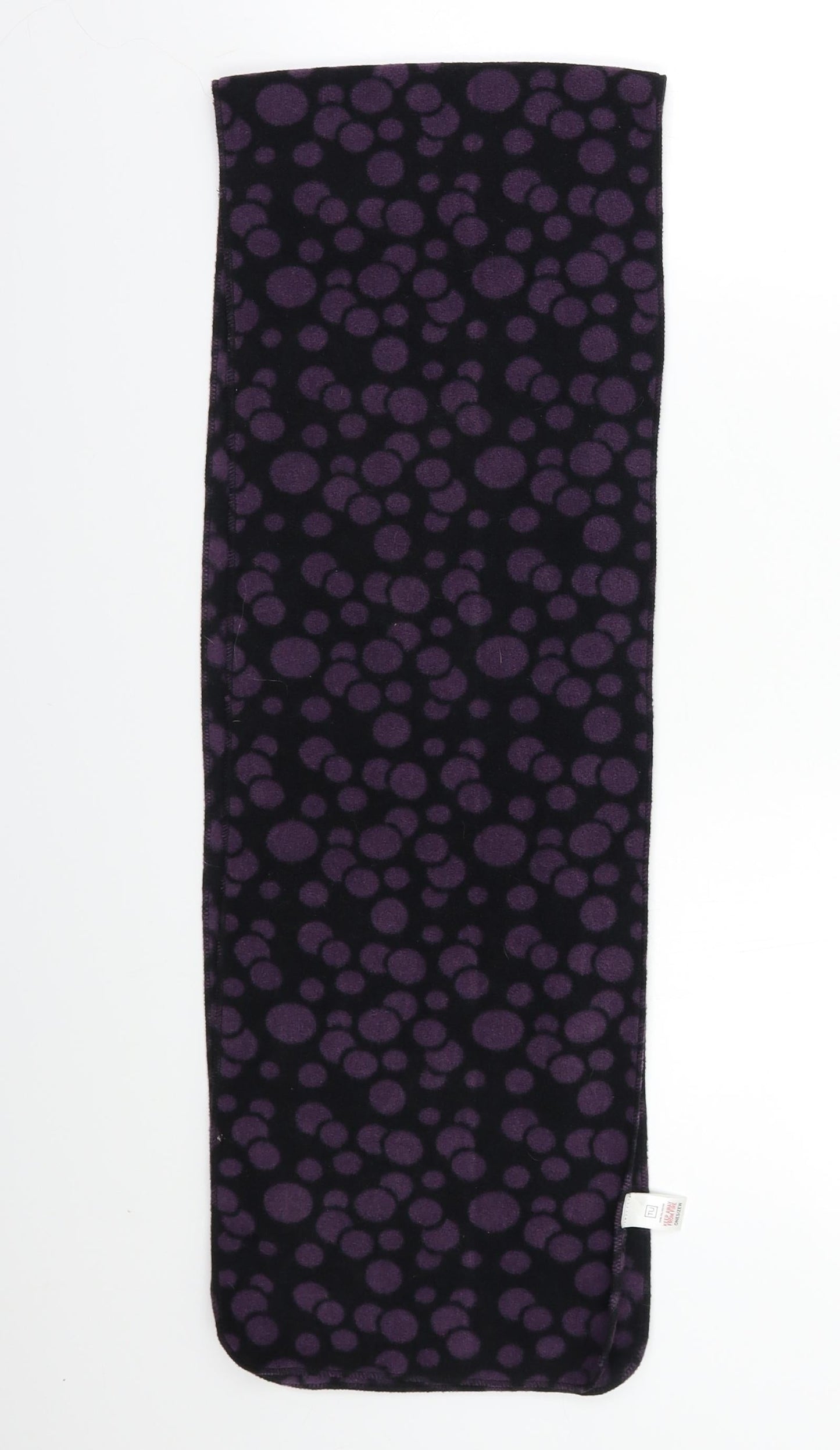 TU Unisex Purple Polka Dot   Scarf