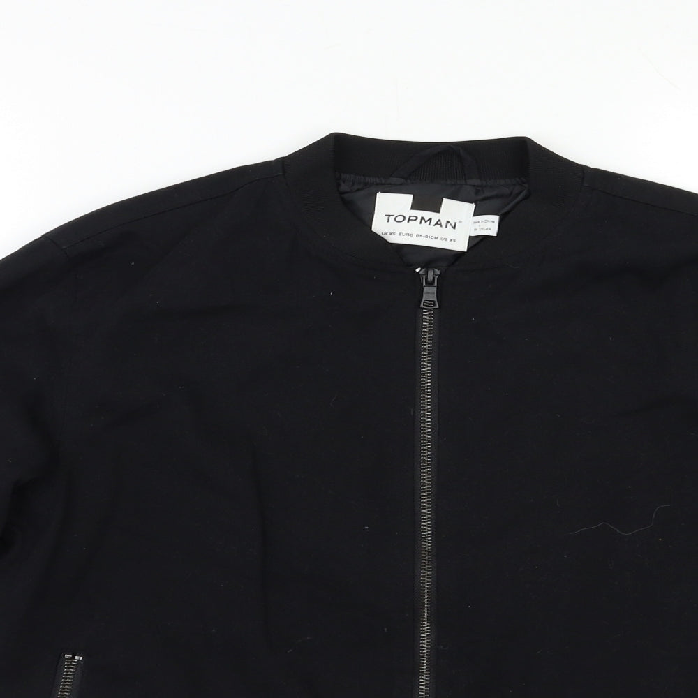 Topman Womens Black   Jacket  Size S