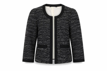 Front view of Atmosphere women’s black jacket, size UK 8