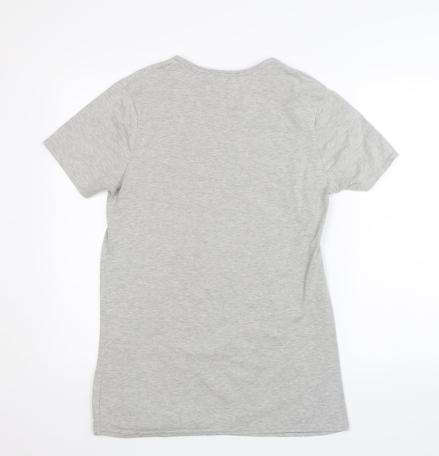 Parisian Womens Grey   Basic T-Shirt Size S  - ma vie aime mon amour