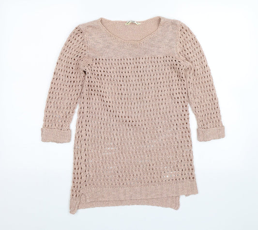 Matalan Girls Pink   Pullover Jumper Size 12-13 Years