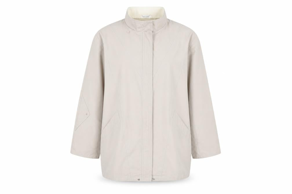 Niccolini Womens Ivory   Overcoat Jacket Size 10