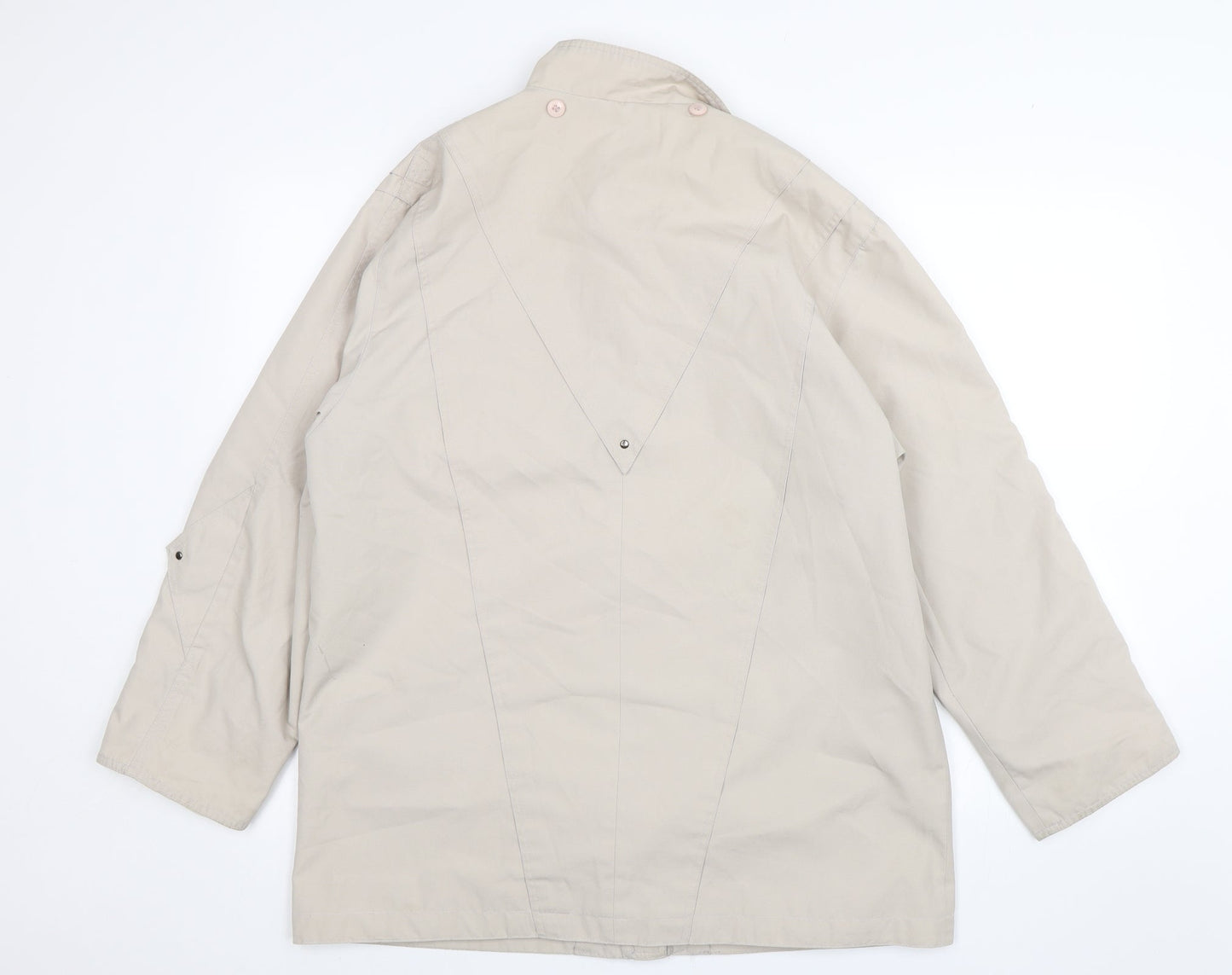 Niccolini Womens Ivory   Overcoat Jacket Size 10
