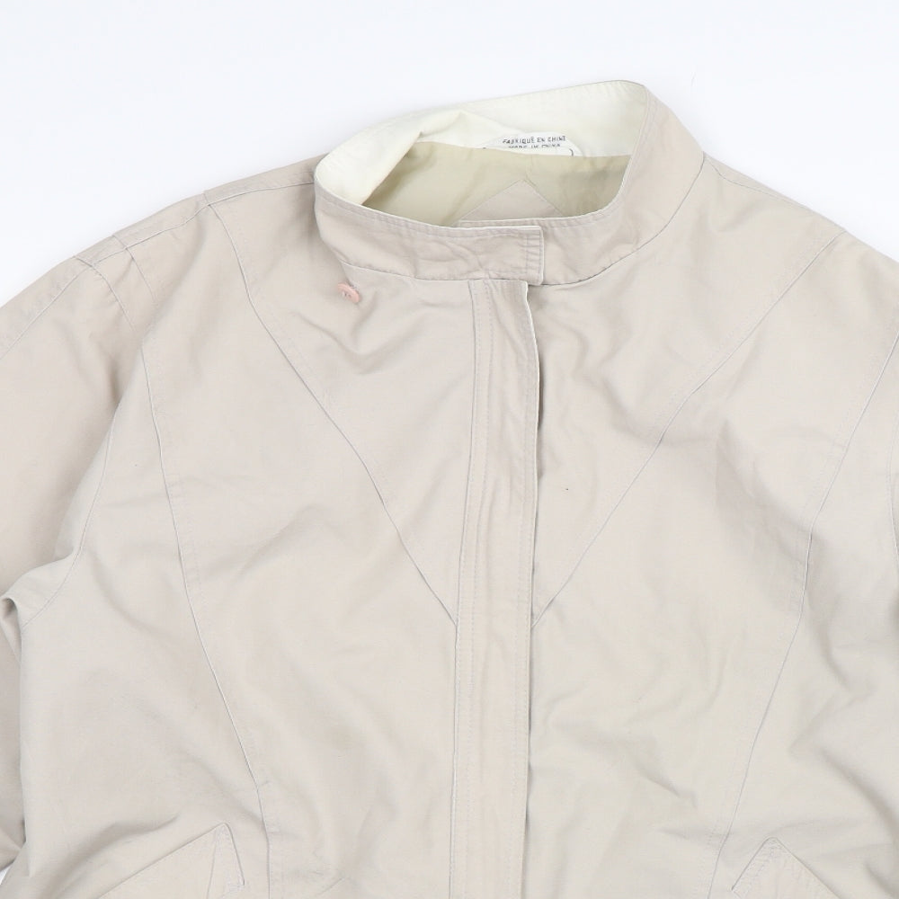 Niccolini Womens Ivory   Overcoat Jacket Size 10
