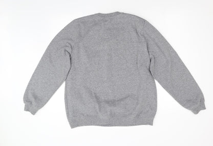 Preloved Avenue Mens Grey   Pullover Sweatshirt - Back