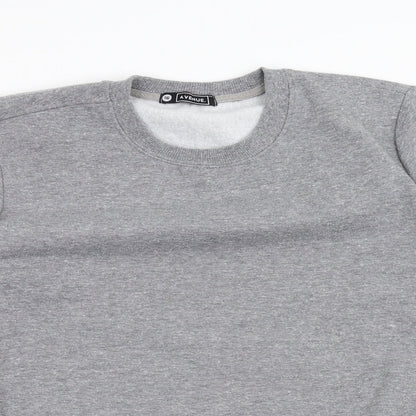 Preloved Avenue Mens Grey   Pullover Sweatshirt - Detail