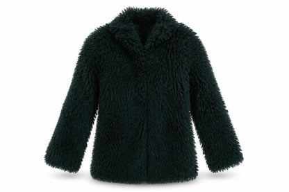 Front view of Dorothy Perkins women’s green jacket, size UK 10
