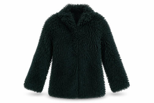 Front view of Dorothy Perkins women’s green jacket, size UK 10