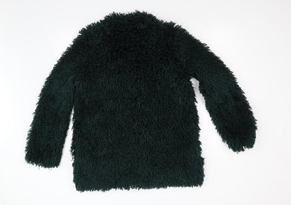 Back view of Dorothy Perkins women’s green jacket, size UK 10
