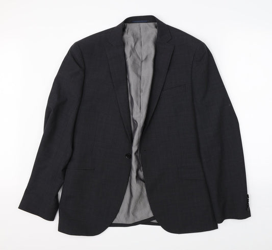 Preworn Mens Grey   Jacket Suit Jacket Size 42