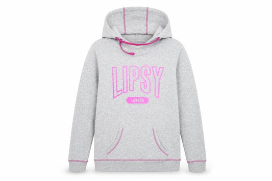 Lipsey Womens Grey   Pullover Hoodie Size 12
