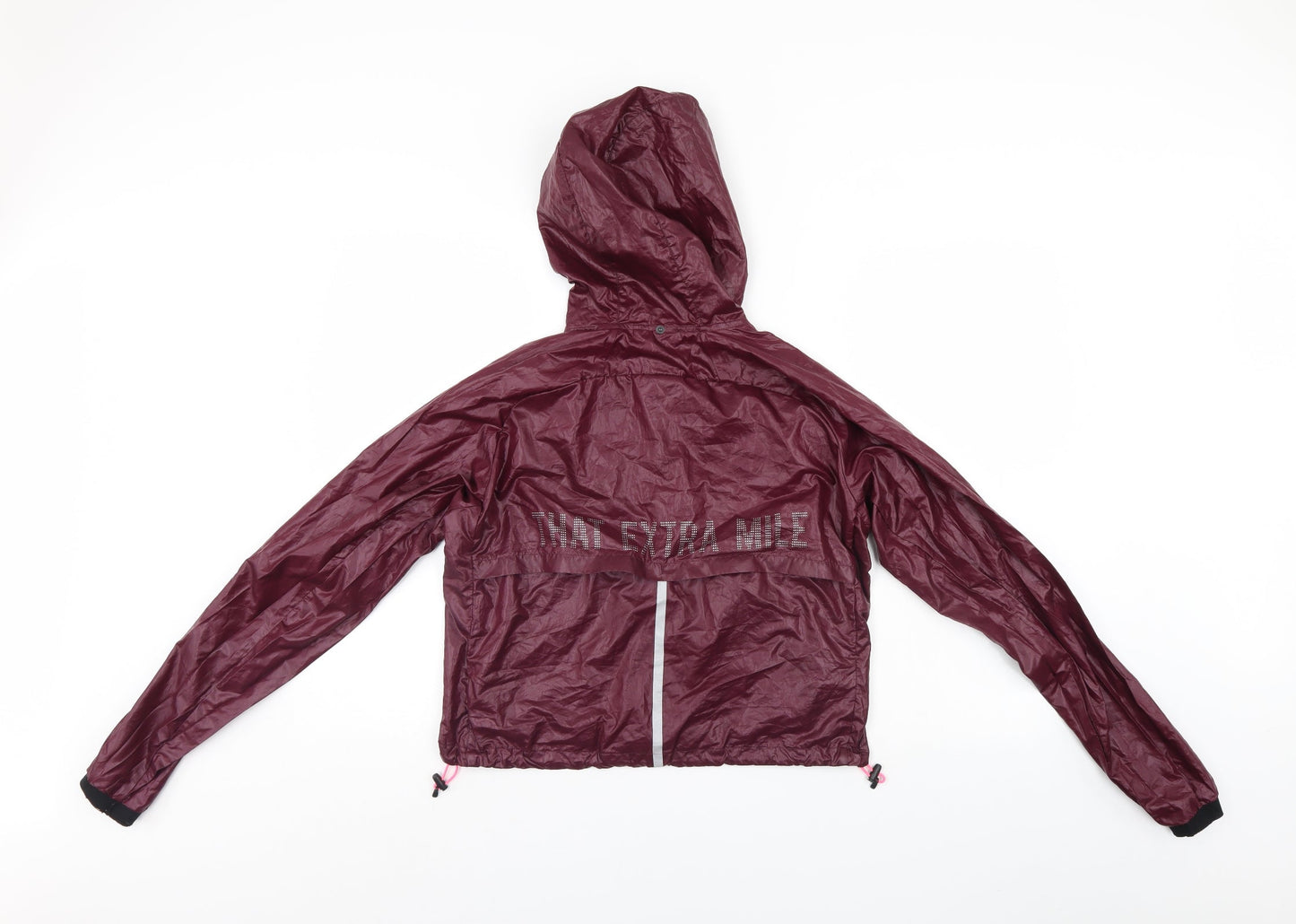 H&M Womens Purple   Rain Coat Jacket Size XS