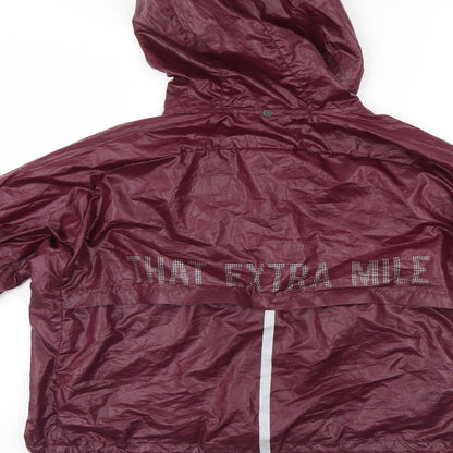 H&M Womens Purple   Rain Coat Jacket Size XS