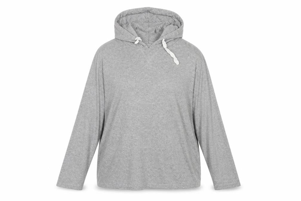 Lounge Womens Grey   Pullover Hoodie Size 2XL