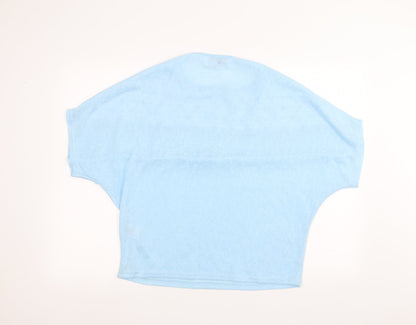 Casamia Womens Blue Basic T-Shirt Size M