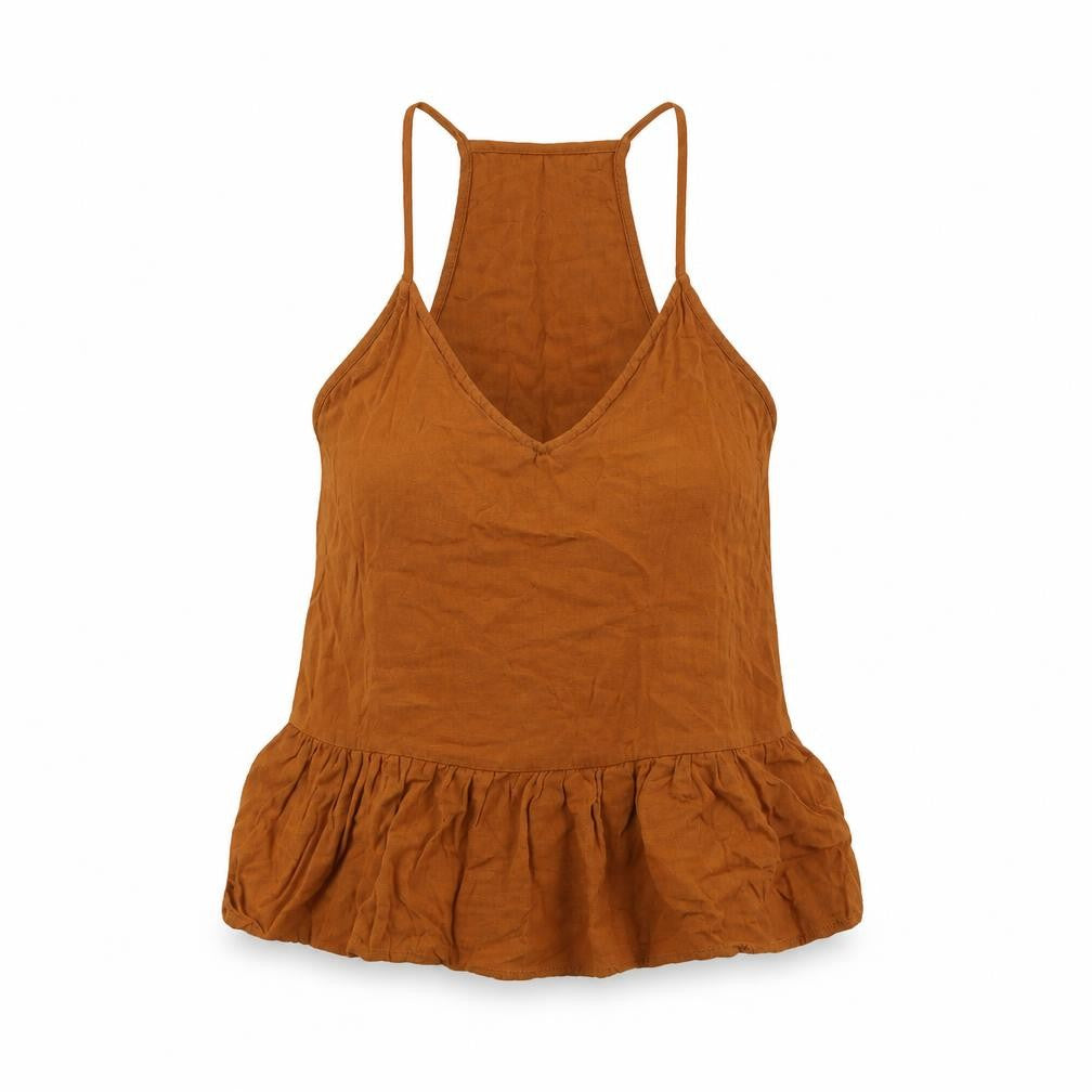 New Look Womens Brown   Basic T-Shirt Size 10