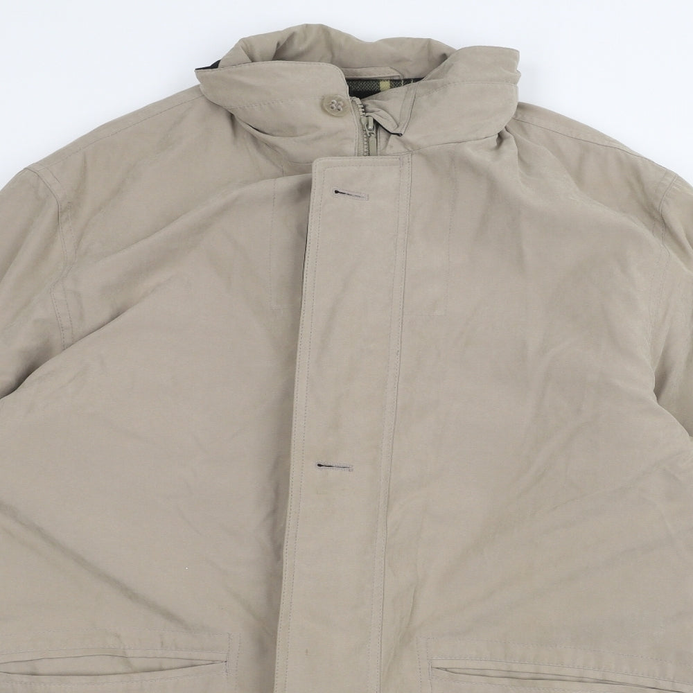 West rock Mens Brown   Pea Coat Coat Size M