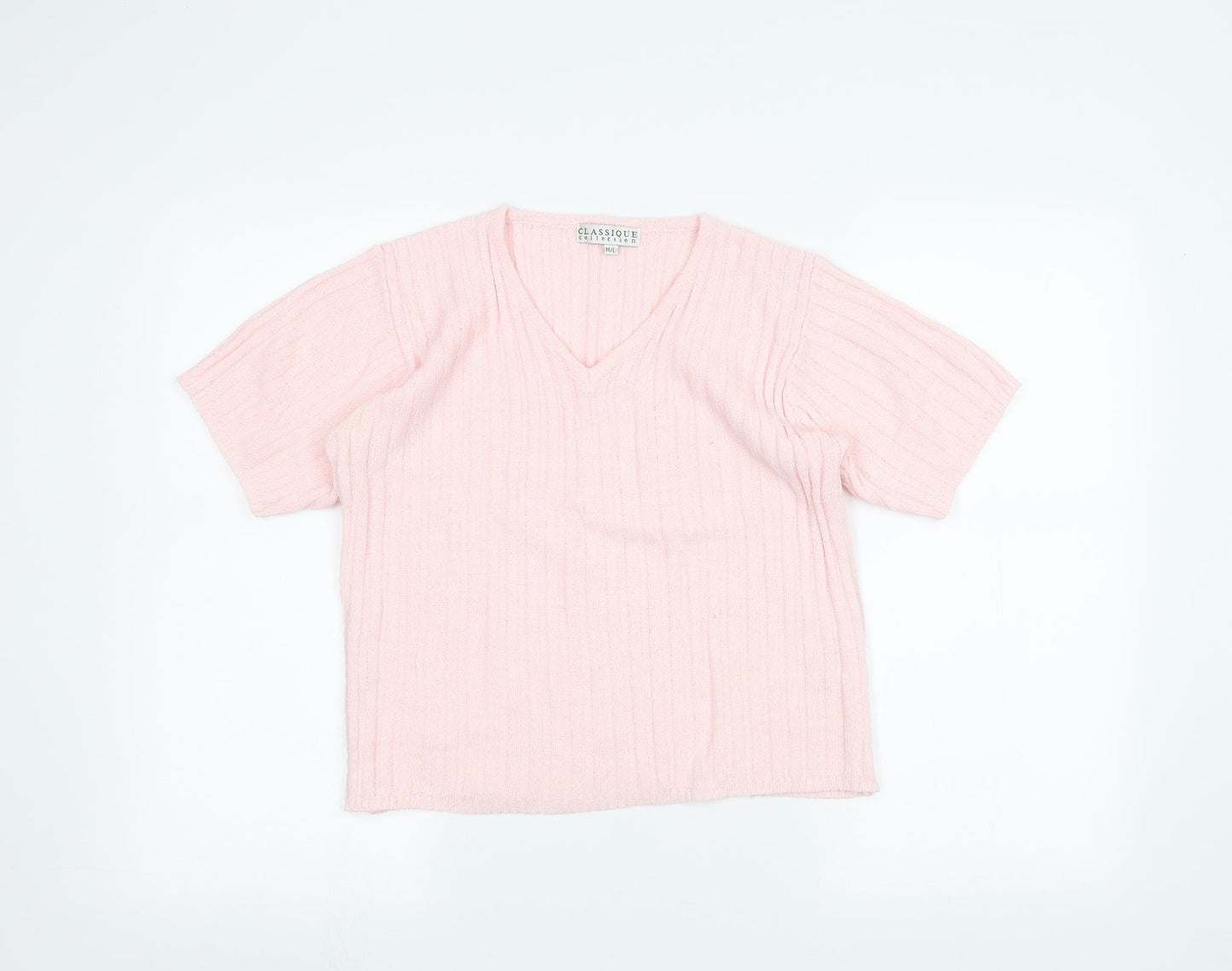 Classique Womens Pink   Pullover Jumper Size M