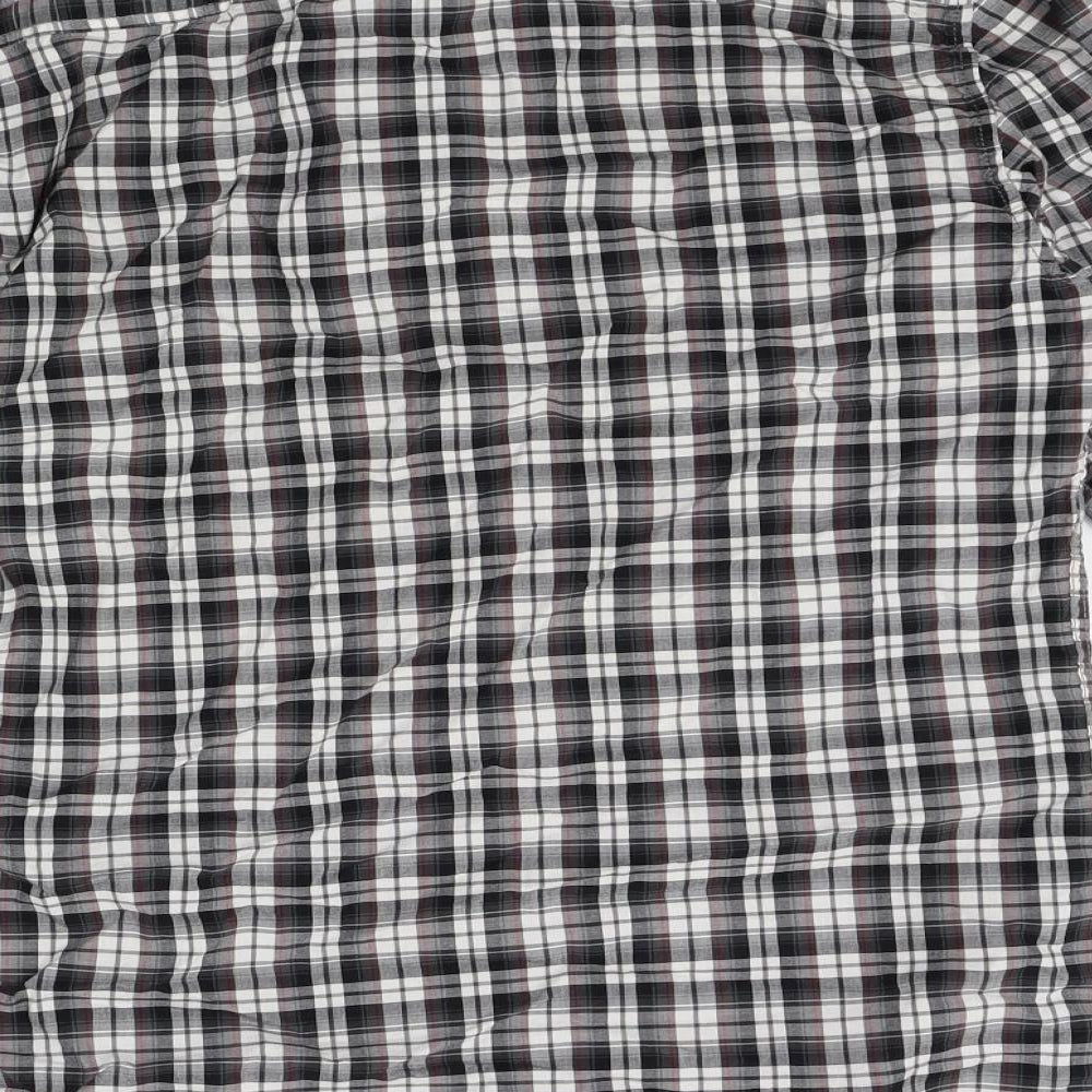 Topman Mens Grey Plaid   Button-Up Size S