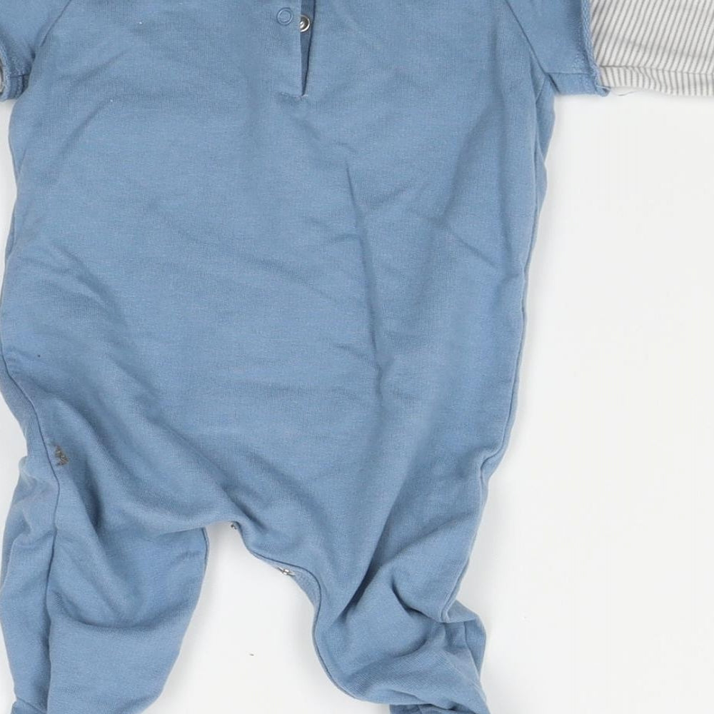 NEXT Boys Blue   Babygrow One-Piece Size 0-3 Months
