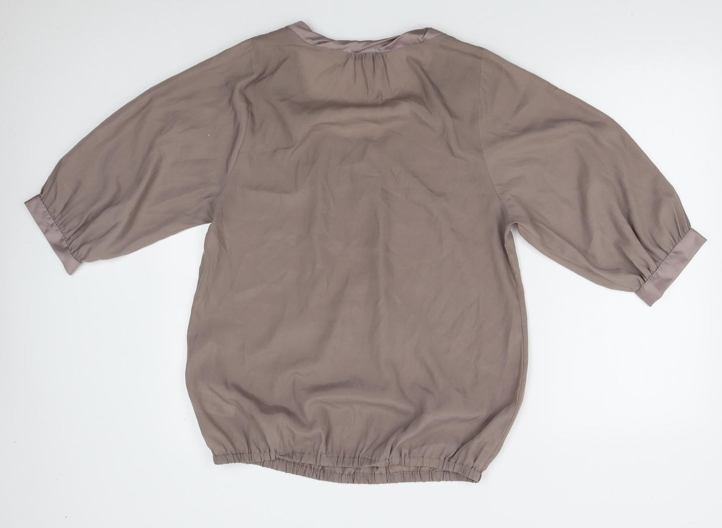 Espirit Womens Brown   Basic Blouse Size 14