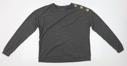 Papaya Womens Grey   Pullover Jumper Size 16