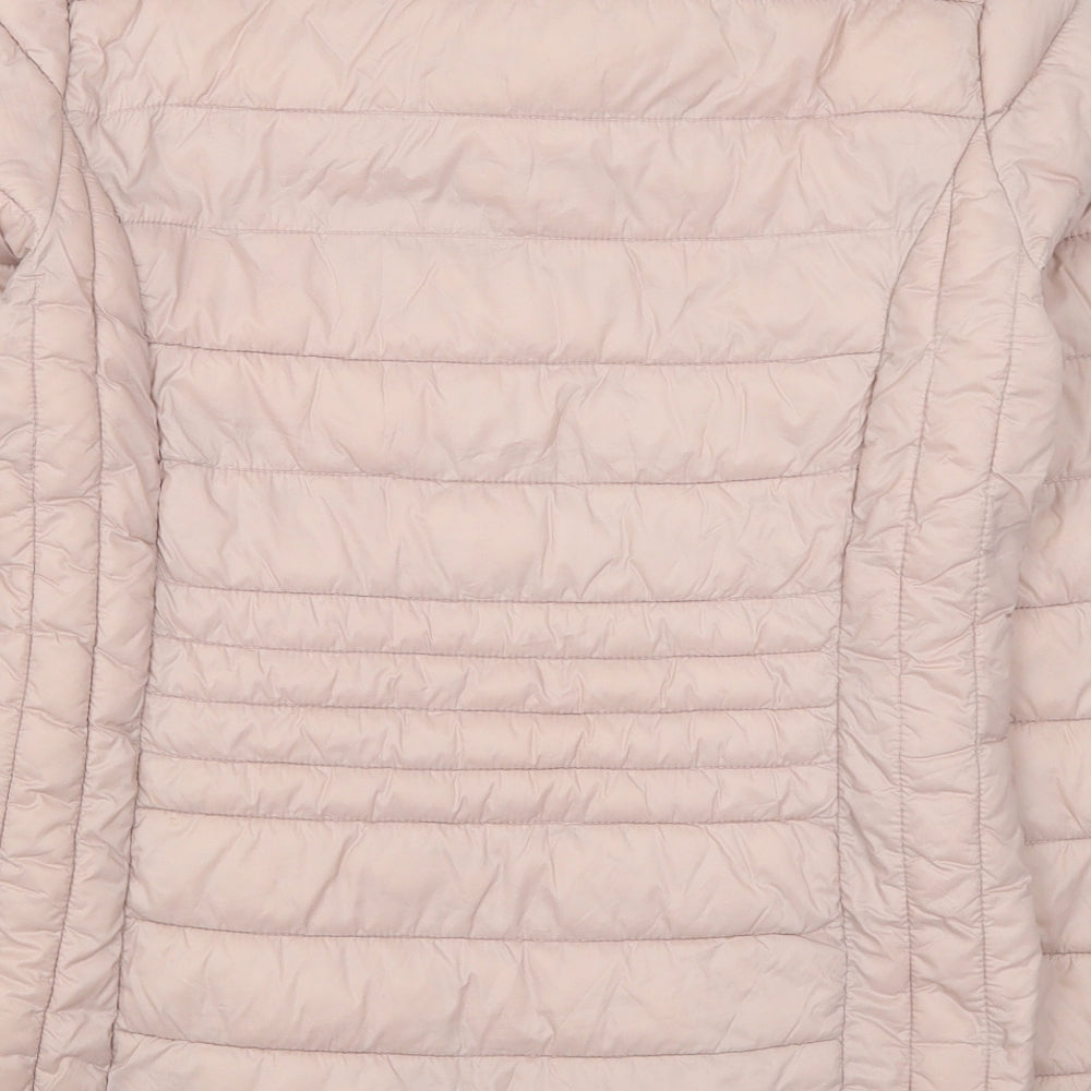 Primark Womens Pink   Quilted Coat Size 6