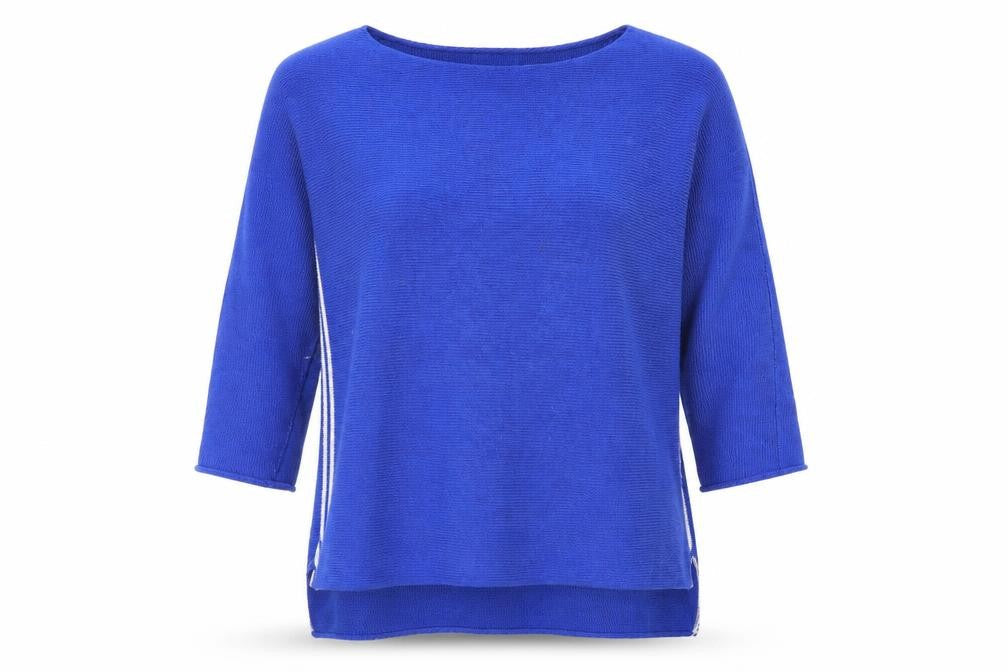 Preworn Womens Blue  Knit Pullover Jumper Size S