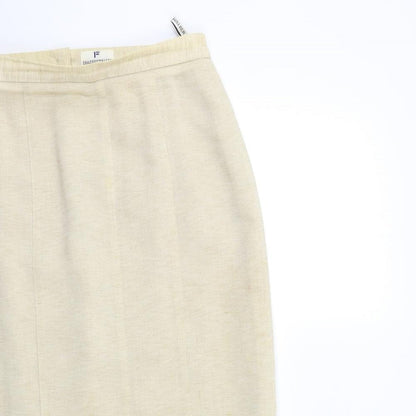 Frank Walder Womens Beige   Flare Skirt Size 10