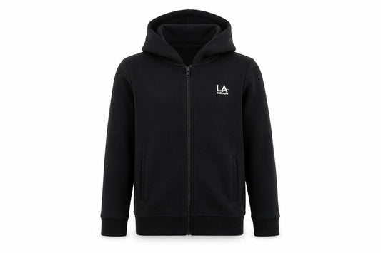 LA Gear Girls Black   Full Zip Hoodie Size 13 Years