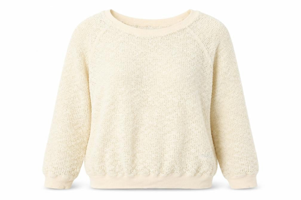 New Look Womens Beige   Pullover Sweatshirt Size M