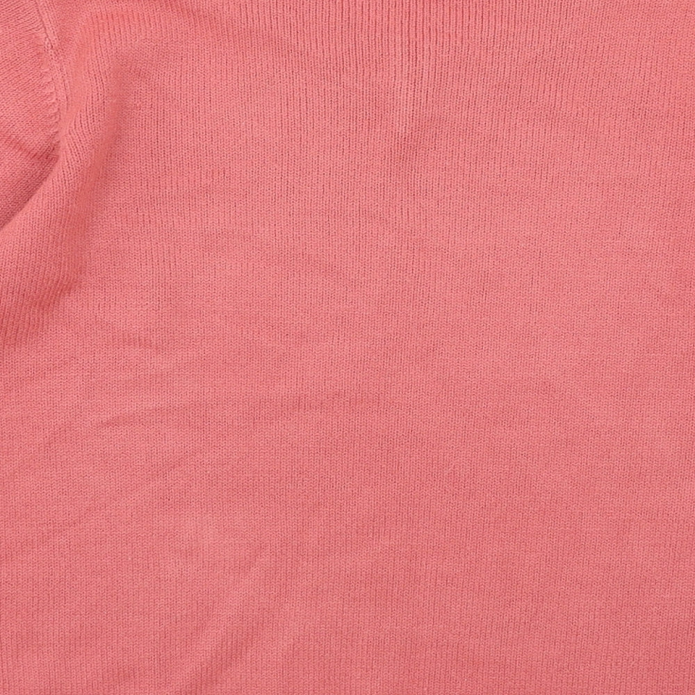 Julipa Womens Pink  Knit Pullover Jumper Size 10