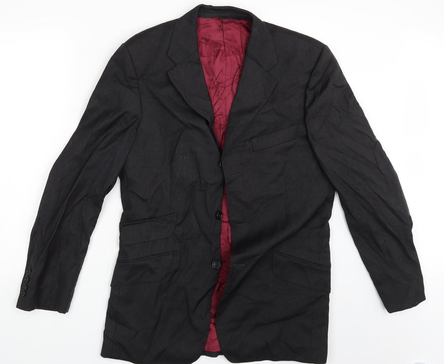 Mark Stephen Marengo Mens Black   Jacket Blazer Size 40