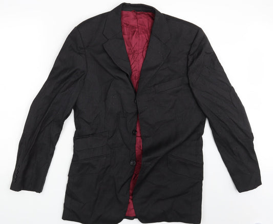 Mark Stephen Marengo Mens Black   Jacket Blazer Size 40