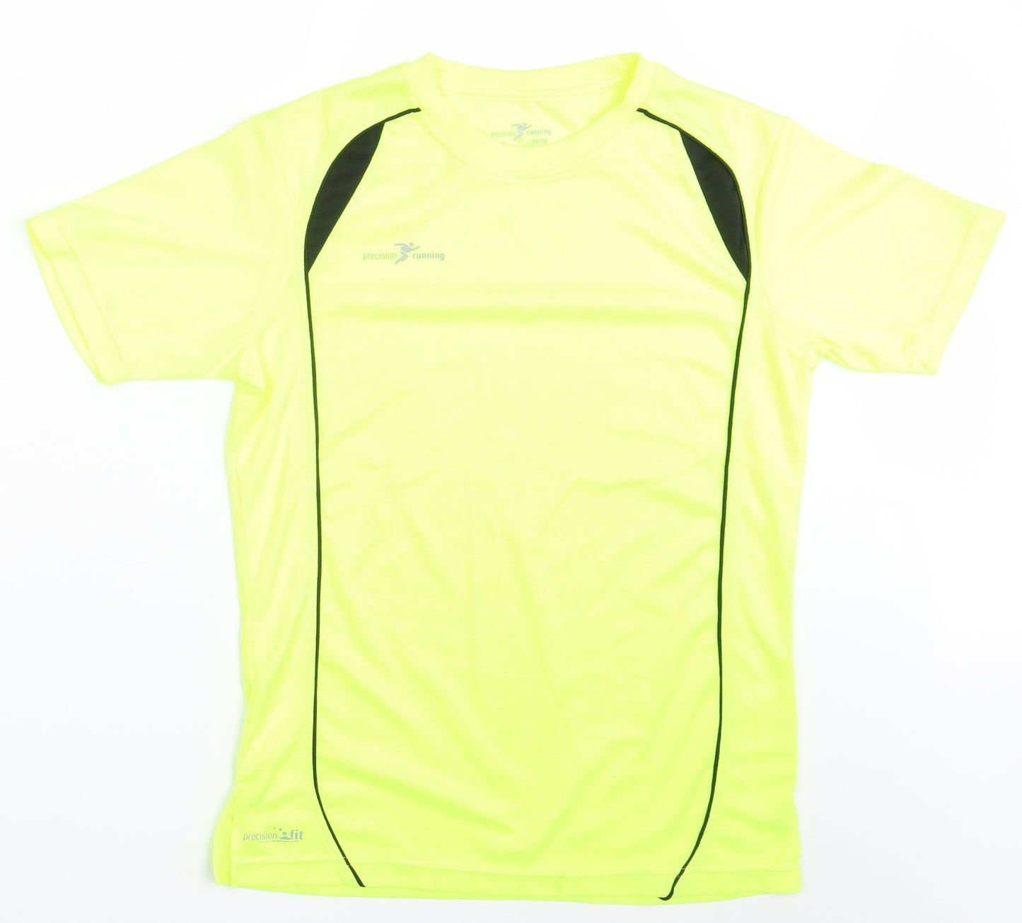 Precision Training Mens Yellow   Basic T-Shirt Size S