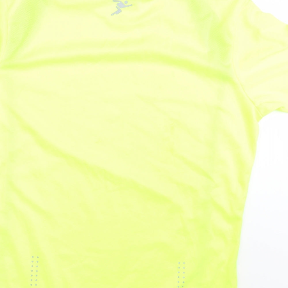 Precision Training Mens Yellow   Basic T-Shirt Size S