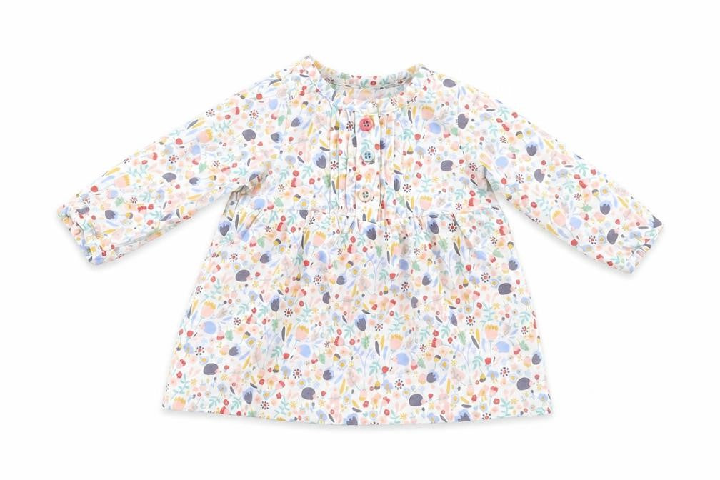 Marks & Spencer Girls White Floral  A-Line  Size 3-6 Months