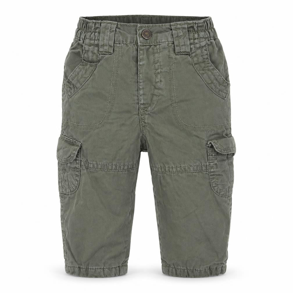 George Boys Green   Cargo Trousers Size 3-6 Months  - SIDE POCKETS