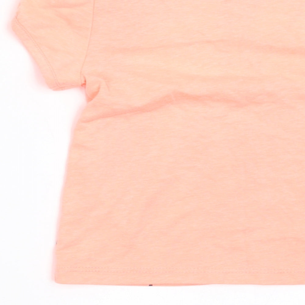 C&A Girls Orange   Basic T-Shirt Size 12 Months  - MINNIE MOUSE