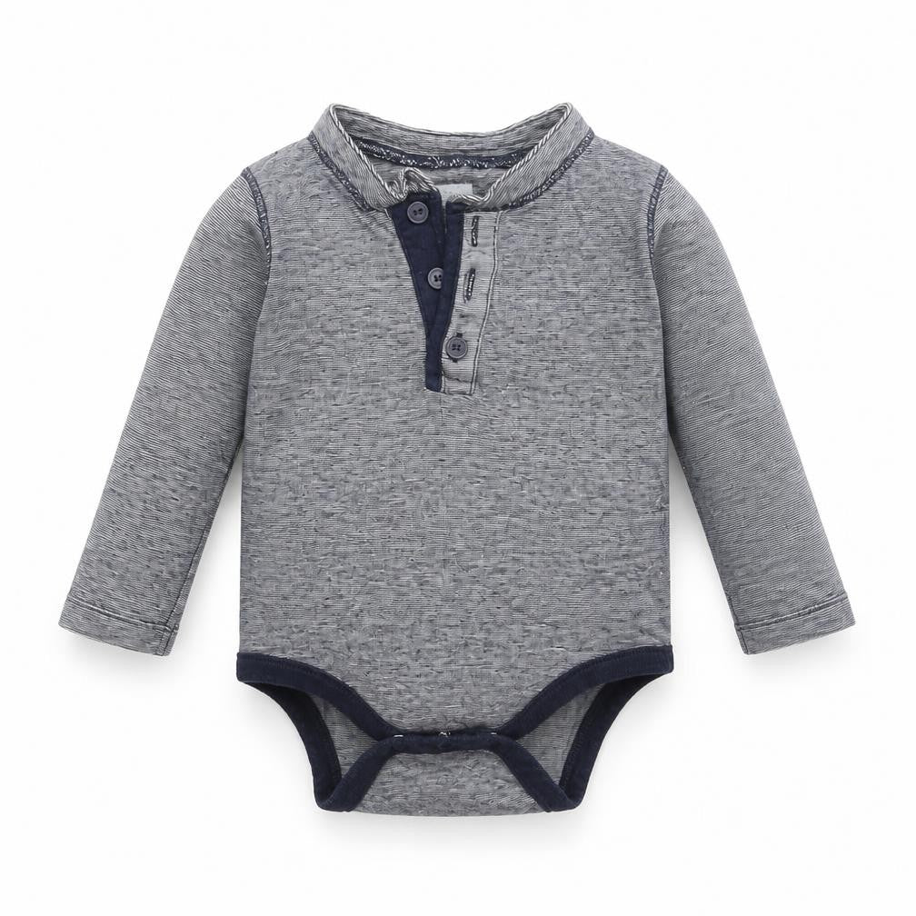 Gap Baby Blue Striped  Basic T-Shirt Size 12-18 Months